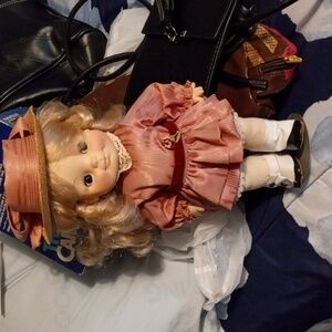 Vintage Kaiser doll with stand